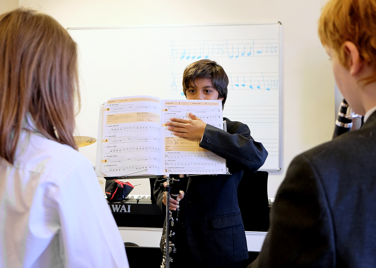 Abercorn School Clarinet Lessons - photography by Olivia Wild Howarth of London