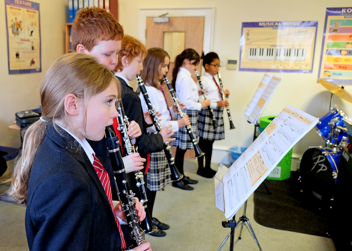 Abercorn School Group Clarinet Music Lessons - photography by Olivia Wild Howarth of London